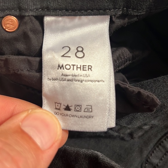 MOTHER Denim The Looker Ankle Fray in Not Guilty, size 28 - Picture 9 of 14